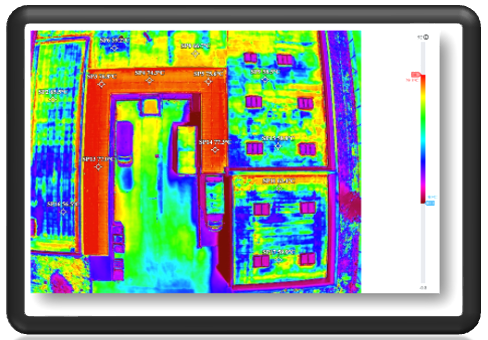 Après Cool Roofing - thermographie