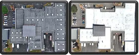 Cool roofing par drone à Limoges